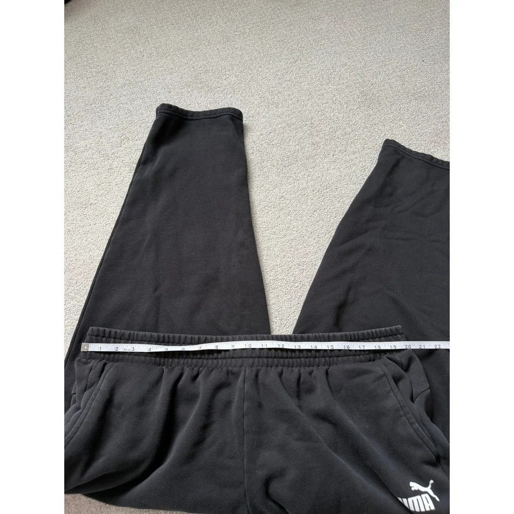 Puma Athletic Sweatpants Size XXL Black Drawstring Waist
